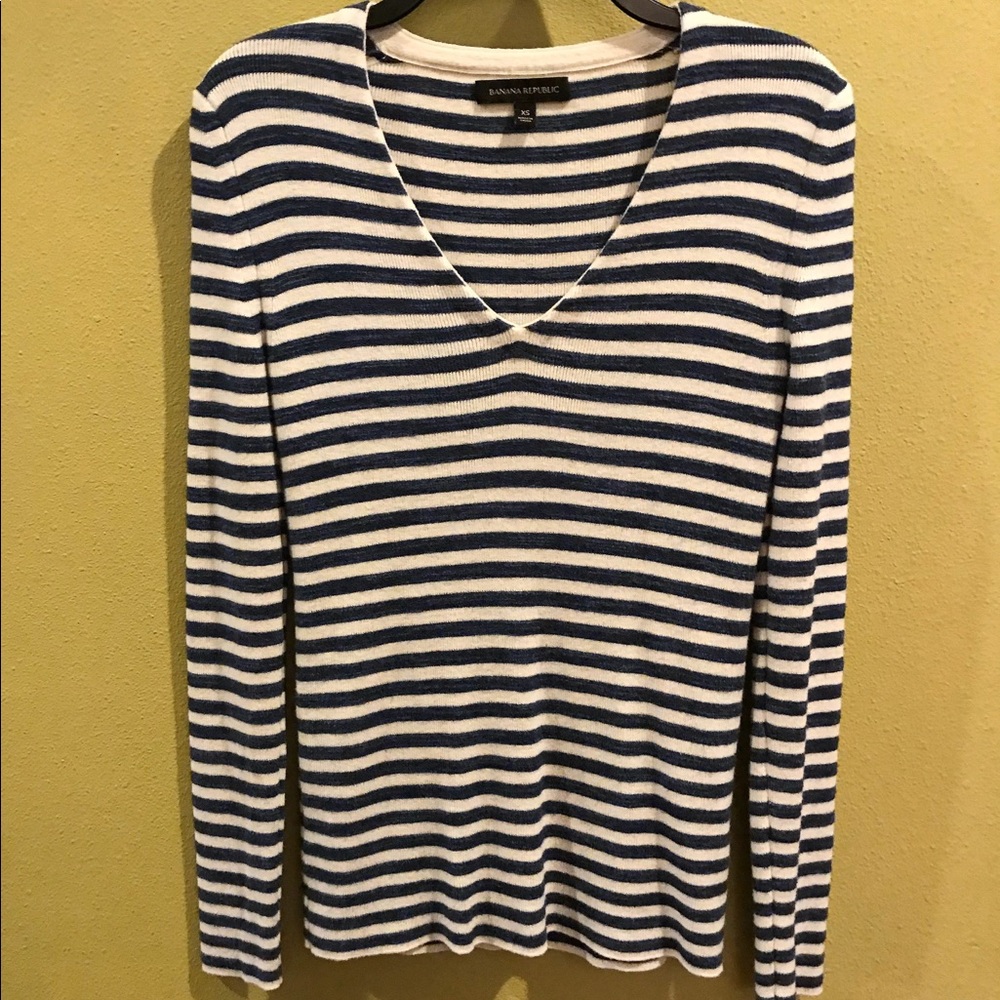 NWOT Banana Republic Striped Top